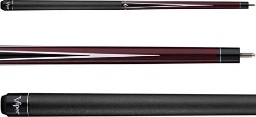 Viper by GLD Products Diamond 58 2-Piece Pool Cue, Burgundy Finish, 18 Oz