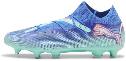 PUMA Unisex Future 7 PRO MXSG Soccer Shoe, BLUEMAZING White-Electric Peppermint, 9 UK