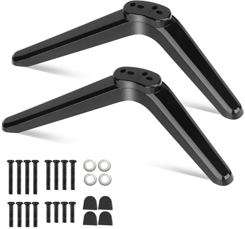 Soporte de pie Universal para TV, Soporte de TV de pie con Juego de Tornillos, Base de TV, Accesorio de TV, para la mayoría de los televisores de Pantalla Plana LED de 32, 40, 49, 50, 55 Pulgadas