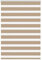 vidaXL Zebrarollo Sandbraun 115x150 cm Stoffbreite 110,9 cm Polyester, Zebra-Rollo, Doppelrollo, Zebra-Jalousie für Fenster, Doppelrollo, Zebra-Rollo