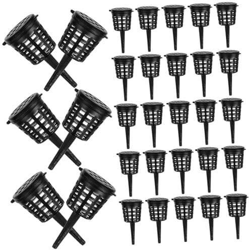 ifundom 50pièces Lot De Paniers à Engrais Avec Couvercle Boîte à Engrais Portable Pour Bonsaï Contrôle De