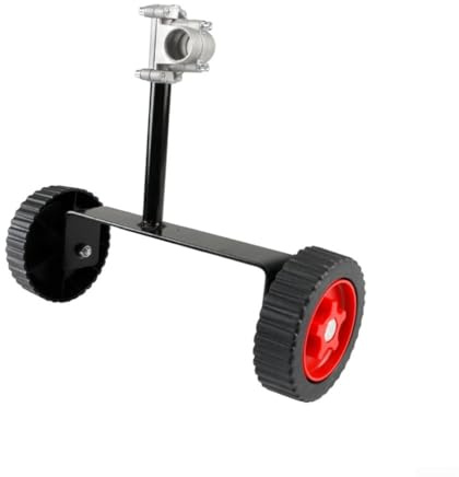 Ruote di supporto per decespugliatore con regolazione in altezza per un maggiore comfort e stabilità su vari terreni (26 mm)