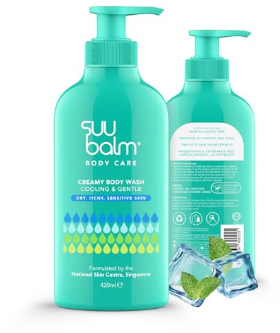 Gel douche anti-démangeaisons, gel douche contre l'eczéma pour adultes, gel douche pour le corps contre le psoriasis, nettoyant hydratant pour soulager les démangeaisons de la peau sèche, formulé