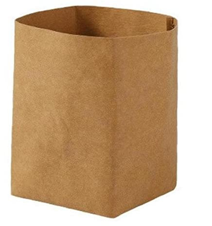 Washable Kraft Paper Storage Bags of Fruit Vegetable Garlic Onion Plant Flower Pot Bag Basket Home Storage Bags