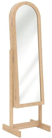 Atmosphera - Armoire à bijoux sur pied h145cm bois