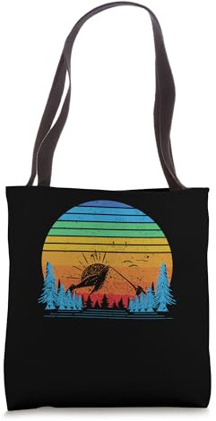 Outdoor Sunset Mountains Forest Geocaching Lover Funny Tote Bag