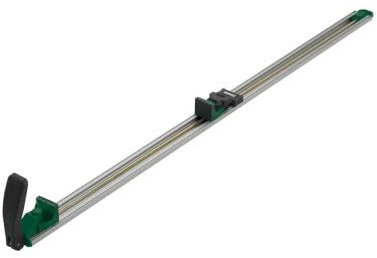 Guida di Bloccaggio e di taglio Binario di fissaggio 120 cm in alluminio stabile e leggera per seghetti alternativi, seghe circolari manuali (Guida di Bloccaggio e di taglio Nero)