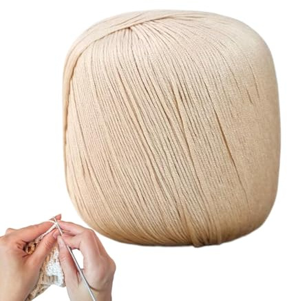 Cashmere virkat garn, kashmirgarn | Mjukt bekvämt virkgarn för stickning, handstickgarn, hushållsbehov för stickning, virkning tillbehör