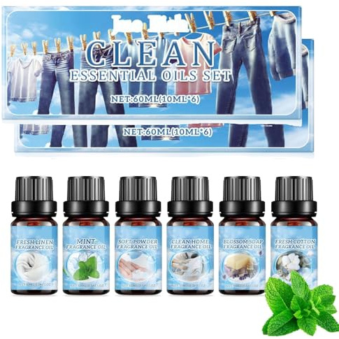 Ensemble d'huiles parfumées pour l'hiver,parfum pour bougie,d'huiles essentielles de qualité pour diffuseur,savon et bougies pour la fabrication de parfums d'aromathérapie (#02 * 2)