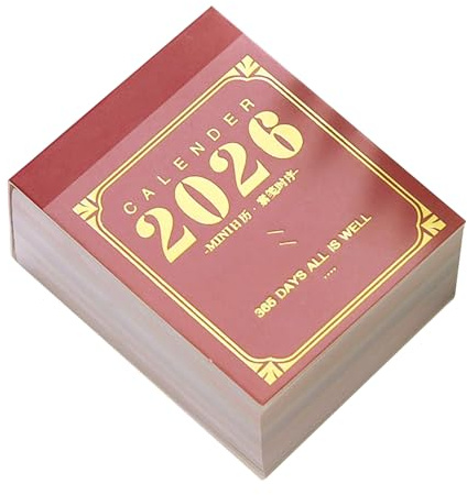 Calendario 2026 - Organizzatore Di Pagine Strappabili 365 Giorni | Calendario 365 Giorni 2026 Pianificatore - Per Pianificazione Ufficio Scuola Viaggio Studente Insegnante Regali Natale