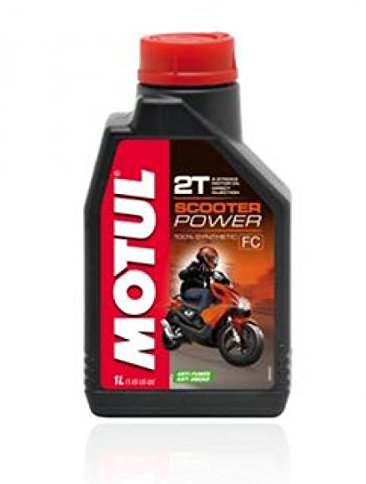 MOTUL26 - FLACONE 1 litro OLIO MOTUL SCOOTER POWER 100% Sintetico PER MOTORI 2T