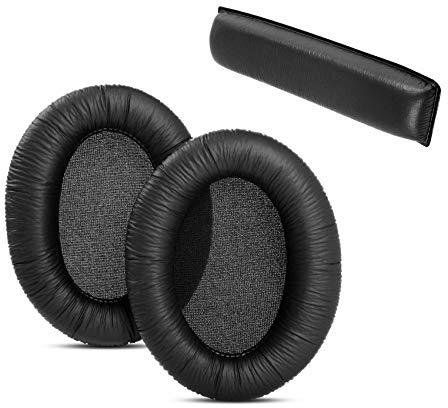 1 paire de coussins de rechange pour écouteurs Sennheiser HD201, HD201S, HD180 - Avec arceau