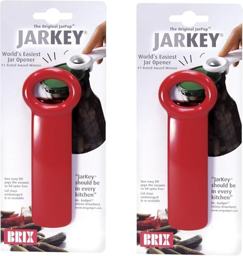 Harold Import Company Brix original enkel burk nyckelring 2-Pack Röd