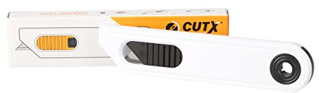CUTX LUCKYCUT X4040 Cuttermesser Sicherheitsmesser Kartonmesser Cutter mit autom. Klingenrückzug