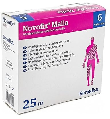Venda tubular de malla Novofix 25 m (6: Cadera, abdomen, pecho y perineo medianos.)
