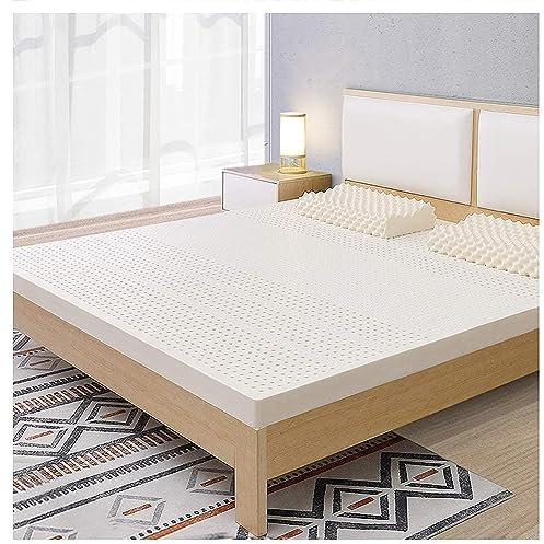 ARyako Latex-Matratze,Superweich,100% Natürlich,Schlichtes Design,Entspannende Schlafzimmer-Latex-Matratze Mit Topper,Naturlatex-Matratzenauflage,4in,200x220cm(79x86in)