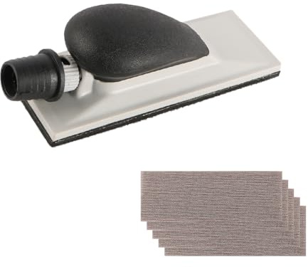 ieron Handslipverktygssats 70x198 med 5 slipblock P80 P120 P180 P240 P320 för polering och rengöring av gipsskivor