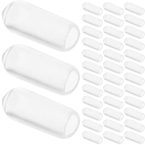 OSALADI 200pcs Capuchons de Protection en Caoutchouc pour Bandeau, Accessoires Cheveux Diy, Prolongent la Durée de Vie, Adaptés Usage Quotidien et Occasions Spéciales