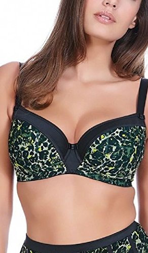Freya Pin Up Padded Half Cup Bra Black 32H