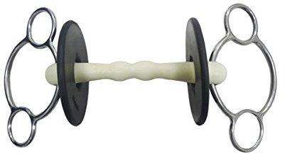 daslö Unterlegtrense 3-rings Trense Bit mit Mint Aroma