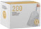 Code Q (200 Count) Heavy Duty Trash Bags 1.2 Mil | Reliable1st Compatible with simplehuman Code Q | White Drawstring Garbage Liners 13-17 Gallon | 40-65 Liter