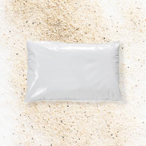 WOLFF & MÜLLER Aquariensand | hochreiner Quarzsand als Bodengrund | Sand für Aquarium 0.4-0.8mm im 5kg Sack