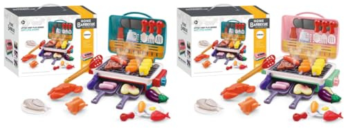 Juego de Cocina para niños con luz, Sonido y Parrilla, Juegos de rol, Juguetes de diversión culinaria