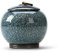 Vintage Ceramics Storage Jars With Lid,Ceramic Tea Jar Vintage Chinese Style Storage Jars,Tea Caddy Ceramic for Home Kitchen Dining Decoration (Blue)