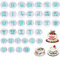 36PCS Lettere per Pasta di Zucchero, Stampo per Biscotti Fondente, Taglierina per Biscotti Fondente, per Glassa, per Decorare Torte e Fondente