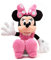 Disney Store Official Minnie Mouse Small Pink Soft Toy, 33cm/12”, Iconic Cuddly Toy Character in Pink Polka Dot Dress and Bow with Embroidered Features, Suitable for All Ages