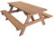 TOTAL WOOD 2012 Picknicktisch Camping Garden Massivholz 200x160x80h Imprägnierte Lärche Auch maßgeschneidert