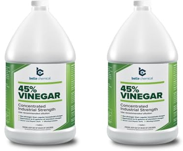 45% Pure Vinegar - Concentrated Industrial Grade (2-Gallons)