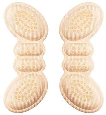1 paire de coussinets de talon pour chaussures, 1 paire de coussinets de talon antidérapants, doux et épais, protection des pieds, inserts de coussin de talon pour chaussures (6mm)