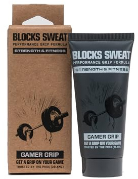 Gamer Grip Anti-Sweat Gym Cream for Workouts (1oz) - Strength & Fitness Hand Cream for Sweat Control, Enhanced Climbing Grip, Weightlifting, Gymnastics, Pole Grip, Dry Hands Instantly