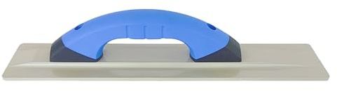 Cazzuola in metallo per intonaco – Strumento galleggiante con manico per calcestruzzo e intonaco – Spatola per finitura liscia e resa superficiale