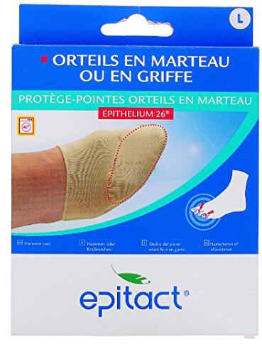 Epitact protège-pointes orteils en marteau taille L x2