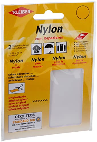 Kleiber + Co.GmbH Nylon-Flicken, 100% Polyamid, Weiß