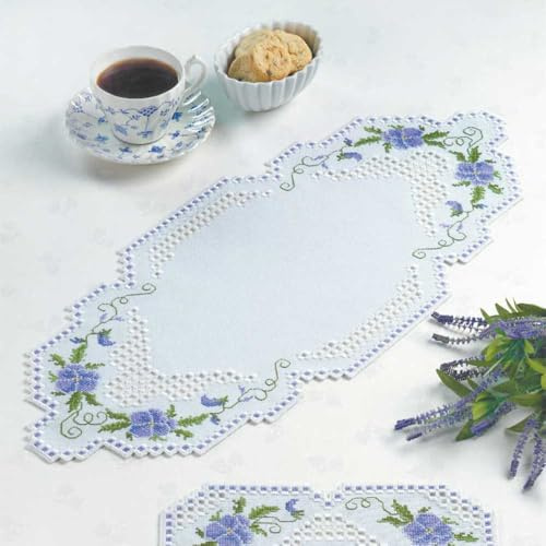 Lilac Flowers Hardanger Kit - Broderikit