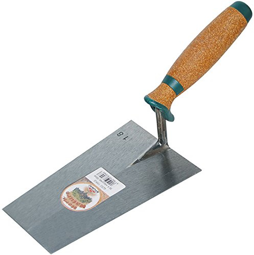 Stubai 426021KG - Paleta de albañil italiana, cuello triangular (corcho, 210 mm)