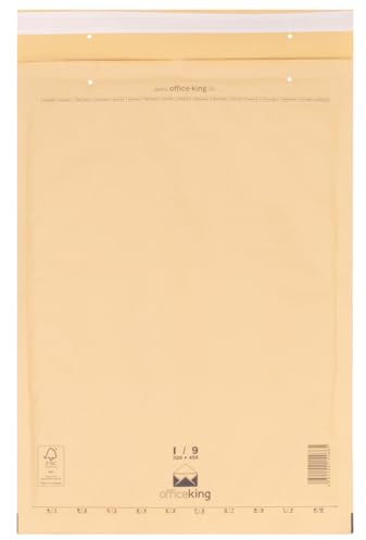 50 vadderade väskor transportväskor luftvadderade kuvert I9 (320 x 455 mm) brun