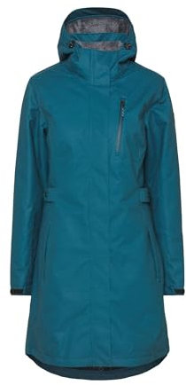 Killtec Damen Parka Funktionsparka mit abzippbarer Kapuze KOW 165 WMN PRK wasserdicht, Winddicht, atmungsaktiv 00834-petrol 46