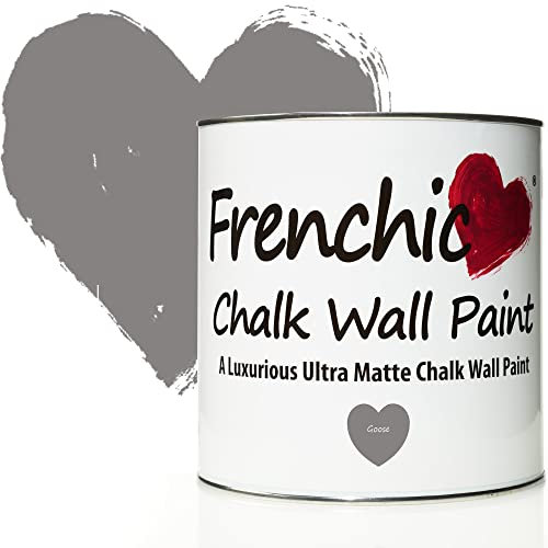 Frenchic Goose Chalk Wall Paint, For Interior Walls & Ceilings, Ultra Matte, Washable & Scrubbable (2.5L)