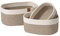 LA JOLIE MUSE Seil Aufbewahrungskörbe für die Organisation, kleiner Baumwoll-Flechtkorb für Bad, Regal, Kinderzimmer, dekorative Aufbewahrungskörbe 3er-Set, Braun & Weiß