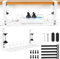 VFANDV Organizador de Cables Escritorio, Bandeja de Gestión Cables Debajo Mesa Escritorio Bandeja Organizador Cables Escritorio sin Taladro para Oficina en Hogar Bandeja de Cables