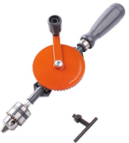 Hand Drill Powerful Manual 1/4inch Hand Crank Drill Hand Drill With Finely Cast Steel Double Pinions Design Power Tools Set Cordless