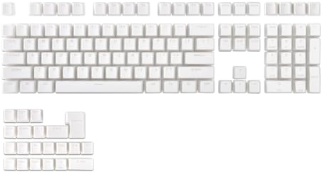 Juego de teclas, juego de teclas Pbt Shine Through Keycaps, kit de repuesto de teclado mecánico para la colección entusiasta de la escritura Streamer