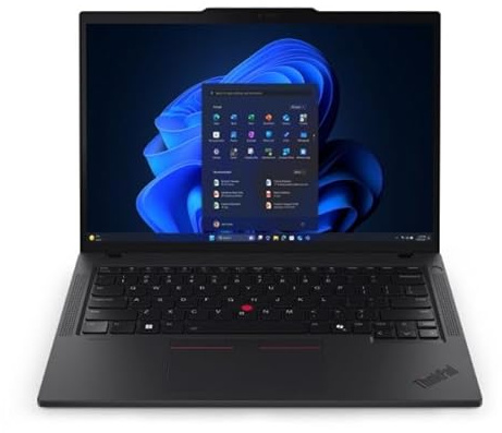Lenovo ThinkPad T14 Gen 6 Laptop, Intel Core Ultra 7 255U, 16GB DDR5 RAM, 512GB SSD, 14” WUXGA IPS Display, Wi-Fi 6E, Windows 11 Pro - Black - 21QC0055UK
