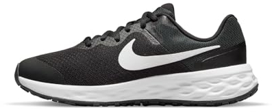 Nike Unisex Kinder Revolution 6 Adults Schuhe, Black White Dk Smoke Grey, 38 EU