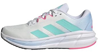 adidas Questar 3 Running Shoes, Zapatillas para Correr Mujer, FTWR White/Flash Aqua/Lucid Pink, 39 1/3 EU