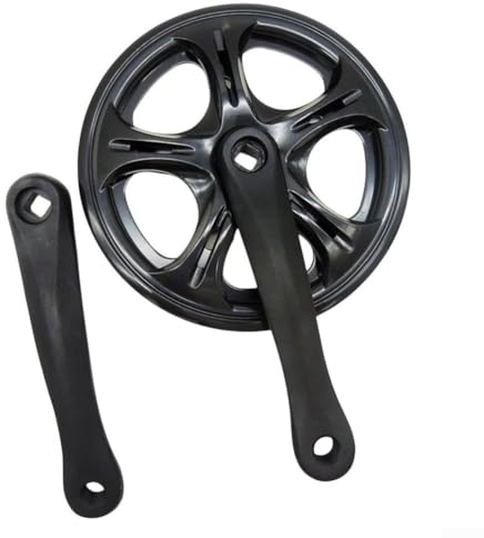 Pédalier de vélo à vitesse unique, pédalier de 170 mm 48 dents avec trou carré pour vélo pliable (pédalier de vélo uniquement)